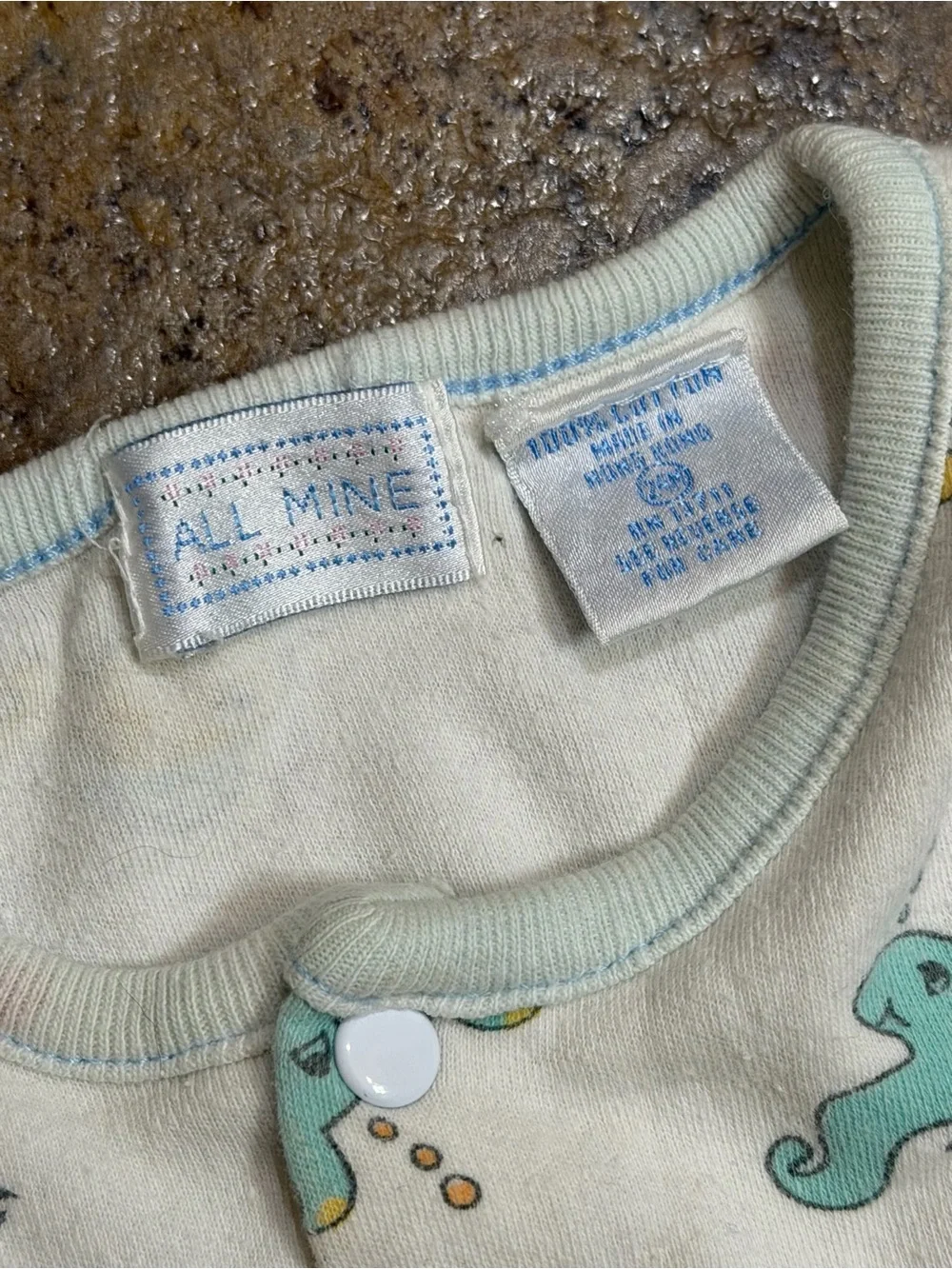 Vintage Baby Romper 100% Cotton